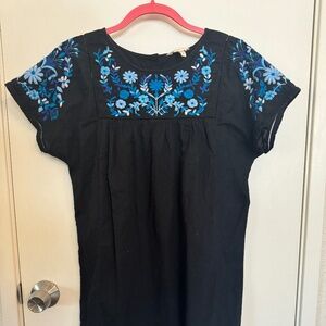 Rebecca Taylor Embroidered Cotton Dress sz 10